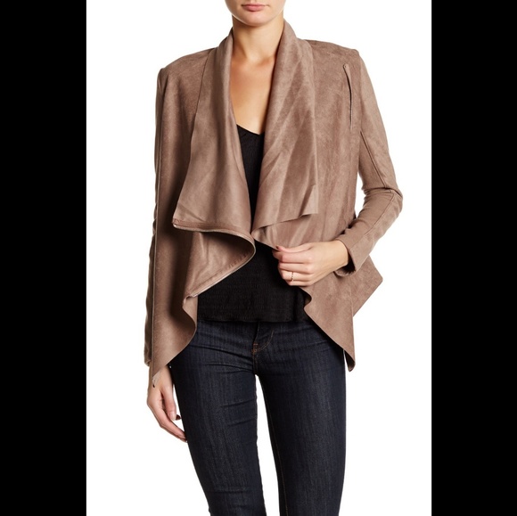 vigoss suede wrap jacket